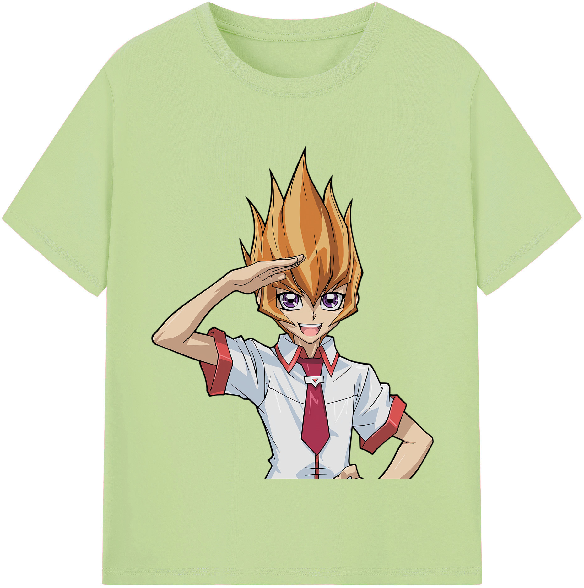 （画像用） 遊☆戯☆王 Yu-Gi-Oh! 綿100％半袖Tシャツ（フロントプリント）